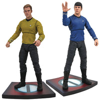 Star Trek Into Darkness 7 Inch Action Figure Select Series - Set of 2 (Kirk & Spock)