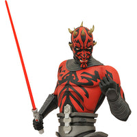 Star Wars Clone Wars 8 Inch Piggy Bank - Darth Maul Bust Bank