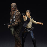 Star Wars Collectible 7 Inch Statue Figure ArtFx Series - Han Solo & Chewbacca