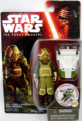 Star Wars The Force Awakens 3.75 Inch Action Figure Jungle And Space Wave 2 - Goss Toowers (Shelf Wear)