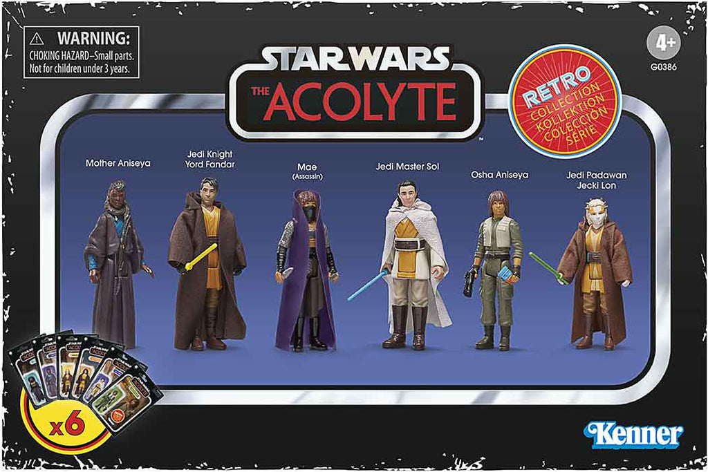 Star Wars Retro Collection 3.75 Inch Action Figure Box Set - The Acolyte Multipack