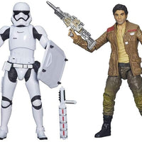 Star Wars The Black Series 6 Inch Action Figure 2-Pack - Dameron and First Order Riot Control Stormtrooper