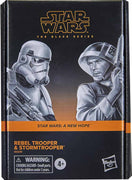 Star Wars The Black Series 6 Inch Action Figure 2-Pack - Rebel Trooper & Stormtrooper