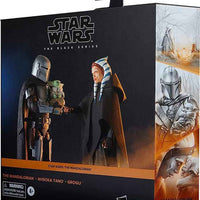 Star Wars The Black Series 6 Inch Action Figure 3-Pack Exclusive - The Mandalorian - Ahsoka Tano - Grogu