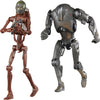 Star Wars The Black Series 6 Inch Action Figure Deluxe 2-pack - C-3PO (B1 Battle Droid Body) & Super Battle Droid