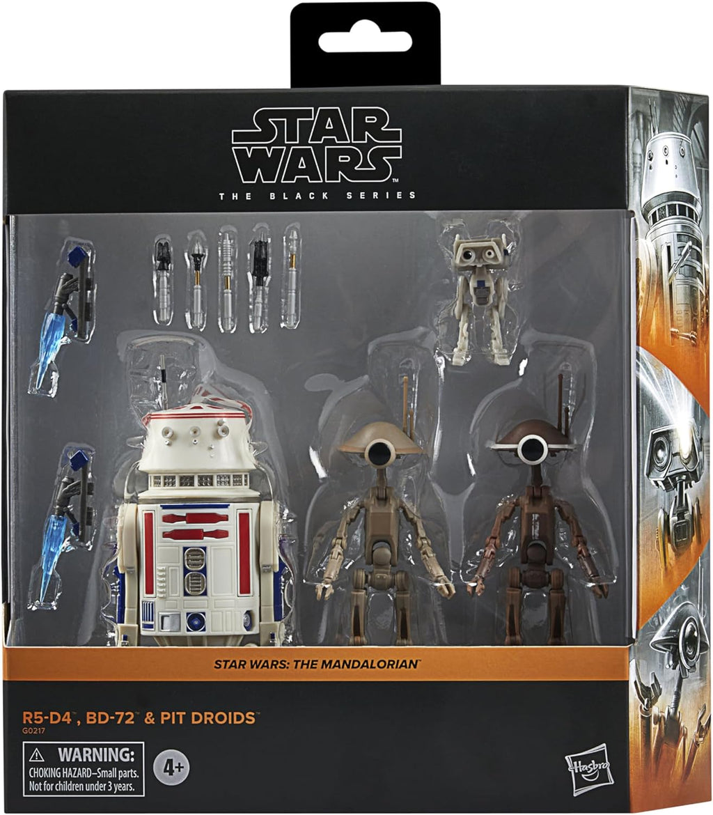 Star Wars The Black Series 6 Inch Scale Action Figure Exclusive - R5-D5, BD-72 & Pit Droids