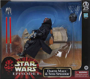 Star Wars The Black Series 6 Inch Vehicle Figure SDCC Exclusive - Darth Maul & Sith Speeder