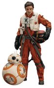 Star Wars The Force Awakens 7 Inch Statue Figure ArtFX+ - Poe Dameron & BB-8