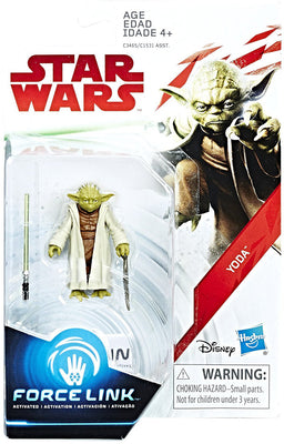 Star Wars The Last Jedi 3.75 Inch Action Figure (2017 Wave 1a Teal) - Yoda