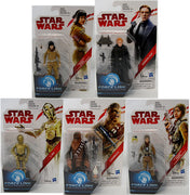 Star Wars The Last Redi 3.75 Inch Action Figure Force Link (2017 Wave 1 Teal) - Set of 5