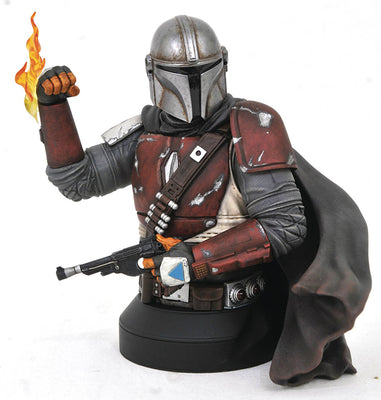 Star Wars The Mandalorian 6 Inch Bust Statue - Mandalorian MK1 Bust