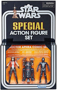 Star Wars 3.75 Inch Action Figure Vintage Series - Doctor Aphra Comic Set Exclusive (Shelf Wear Packaging)