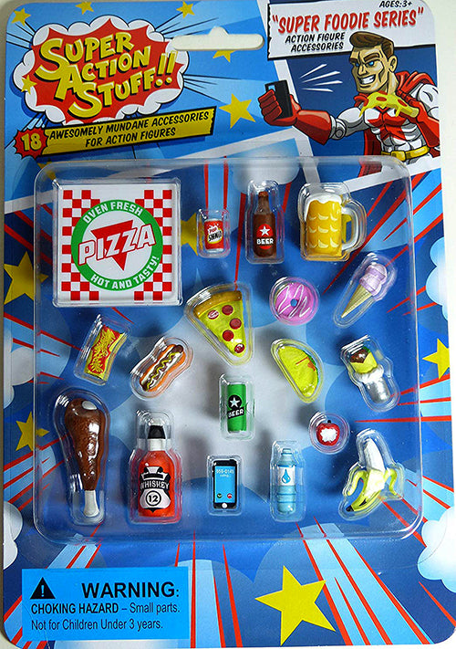 Super Action Stuff 6 Inch Scale Accessory Super foodie Series - Miniature Food Accessory Pack