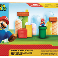 Super Mario 2 Inch Playset World Of Nintendo - Acorn Plains Playset