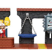 Super Mario 2 Inch Playset World Of Nintendo - Deluxe Dungeon Playset