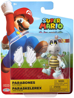 Super Mario 4 Inch Action Figure World Of Nintendo Wave 14 - Parabones with Wings