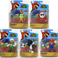 Super Mario World Of Nintendo 4 Inch Action Figure Wave 22 - Set of 5