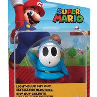 Super Mario 2.5 Inch Mini Figure World Of Nintendo Wave 25 - Light Blue Shy Guy