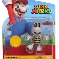 Super Mario World Of Nintendo 4 Inch Action Figure Wave 32 - Dry Bones