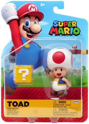 Super Mario World Of Nintendo 4 Inch Action Figure Wave 32 - Toad