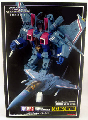 Takara Transformers Masterpiece Collection Action Figures: Starscream MP-3 (Sub-Standard Packaging)