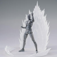 Tamashii Effect 6 Inch Scale Accessory S.H. Figuarts - Energy Aura White Version