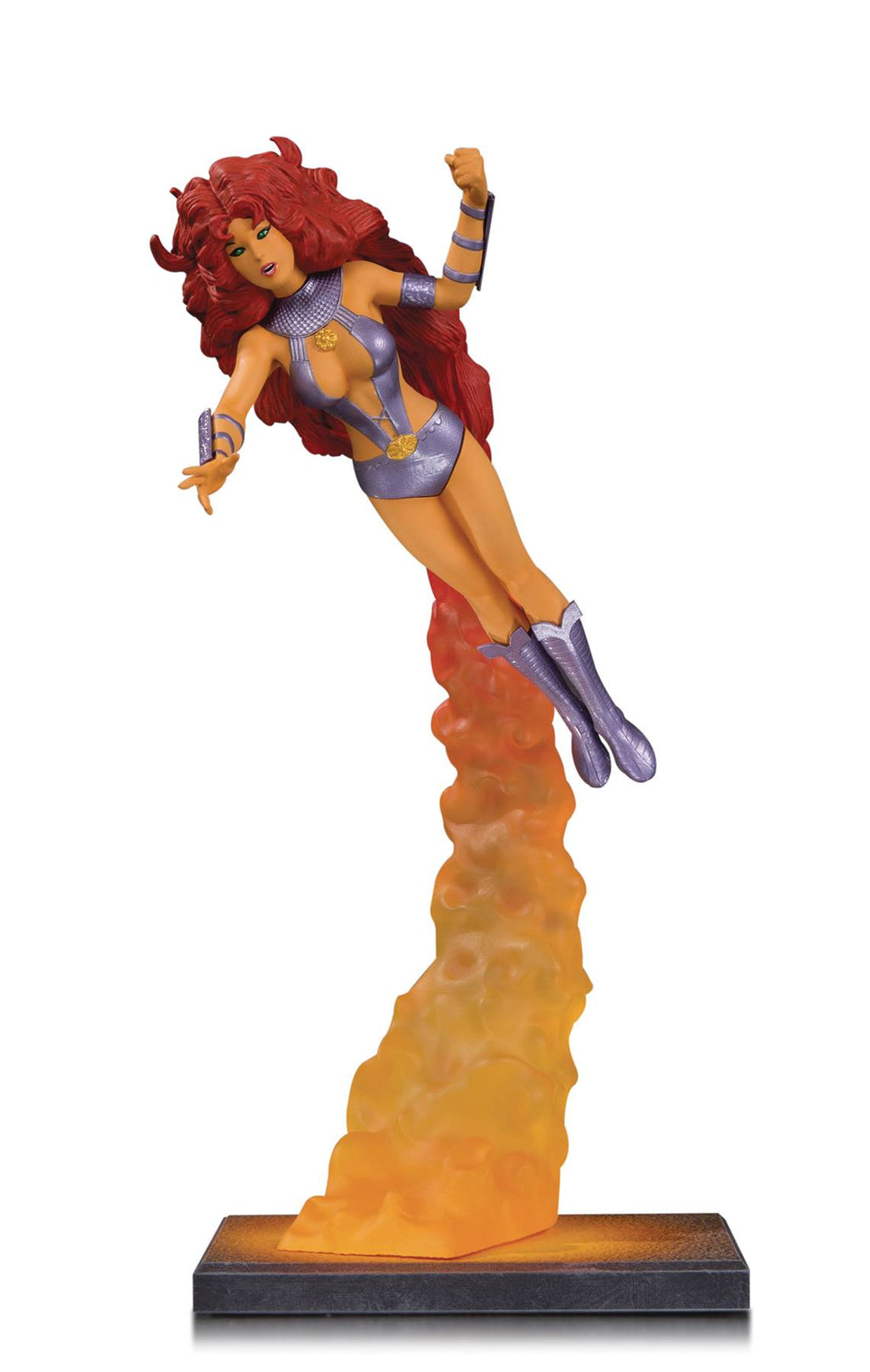 Teen Titans 10 Inch Statue Figure Multi Part Series - Starfire By George Perez (Shelf Wear Packaging)