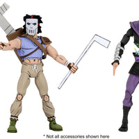 Teenage Mutant Ninja Turtles 7 Inch Action Figure 1980 Cartoon 2-Pack - Casey Jones & Foot Soldier