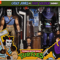 Teenage Mutant Ninja Turtles 7 Inch Action Figure 1980 Cartoon 2-Pack - Casey Jones & Foot Soldier