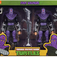 Teenage Mutant Ninja Turtles 7 Inch Action Figure 1980 Cartoon 2-Pack - Foot Solider Army Builder