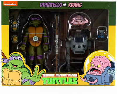 Teenage Mutant Ninja Turtles 6 Inch Action Figure 2-Pack Animated Series - Donatello vs Krang Exclusive