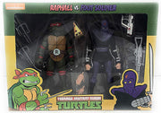 Teenage Mutant Ninja Turtles 6 Inch Action Figure 2-Pack Animated Series - Raphael vs Foot Soldier Exclusive