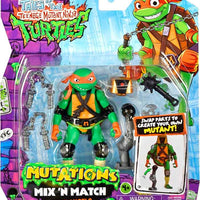 Teenage Mutant Ninja Turtles 4.5 Inch Action Figure Mix N Match Wave 2 - Michelangelo