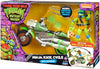 Teenage Mutant Ninja Turtles 5 Inch Scale Vehicle Figure Mutant Mayhem - Ninja Kick Cycle with Leonardo