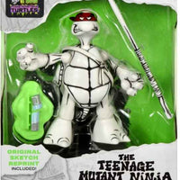 Teenage Mutant Ninja Turtles 4.5 Inch Action Figure Original Sketch - Donatello Black & White