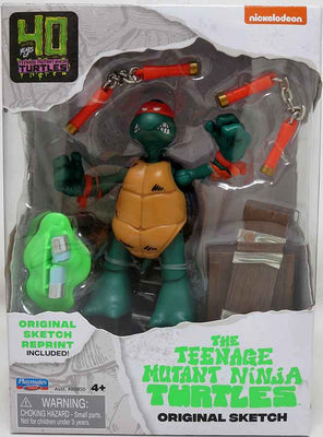 Teenage Mutant Ninja Turtles 5 Inch Action Figure Original Sketch - Michelangelo