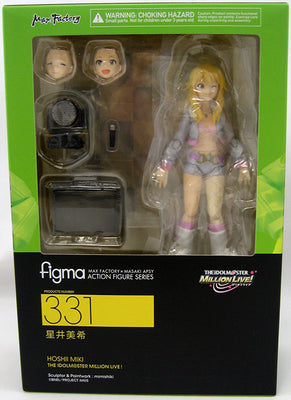 The Idolmaster 5 Inch Action Figure Figma Series - Hoshii Miki Million Live Version (Shelf Wear Packaging)