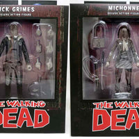 The Walking Dead Comic 7 Inch Action Figure Select Wave 1 - Set of 2 (Rick & Michonne)