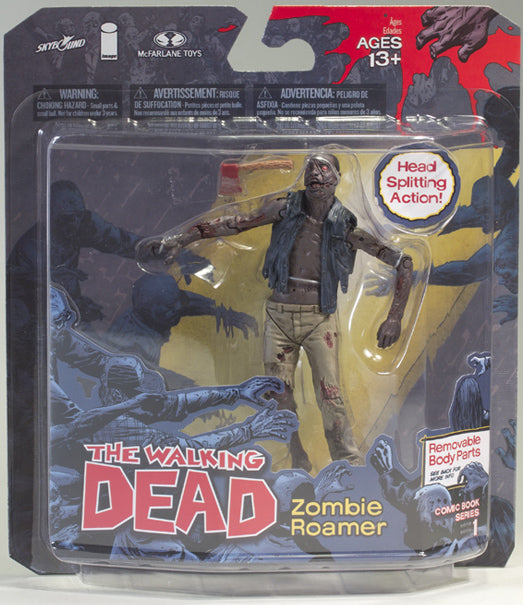 The Walking Dead 6 Inch Action Figure Comic Series 1 - Zombie Roamer (Sub-Standard Packaging)