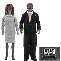 They Live 8 Inch Action Figure Retro Clothed Series - Alien 2-Pack