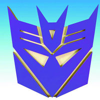 Transformers 14 Inch Wall Plaque - Decepticon Logo Wall Plaque