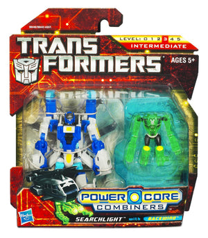 Transformers 6 Inch Action Figure Combiner 2-Pack Wave 1 - Searchlight with Backwind (Rescue Helicopter)