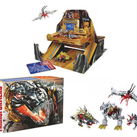 Transformers Age Of Extinction Movie 6 Inch Action Figure Box Set Exclusive - Dinobot with Pop-Up Headquarters SDCC 2014