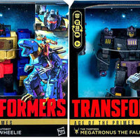 Transformers Age Of The Primes 8 Inch Action Figure Leader Class (2025 Wave 1) - Set of 2 (Megatronus - Grimlock)