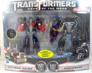 Transformers Dark of the Moon 7 Inch Action Figure Voyager Class 2-Pack - Optimus Prime vs Shockwave Exclusive