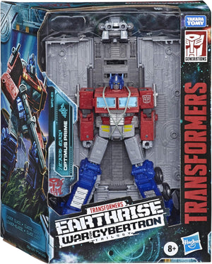 Transformers Earthrise War For Cybertron 8 Inch Action Figure Leader Class - Optimus Prime Reissue