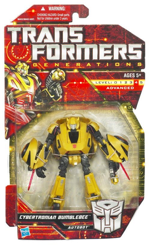 Transformers Generations 6 Inch Action Figure Deluxe Class (2010 Wave 1) - Cybertron Bumblebee