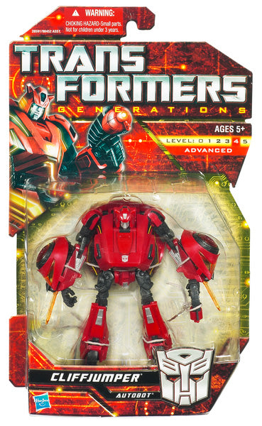 Transformers Generations 6 Inch Action Figure Deluxe Class (2011 Wave 1) - Cliffjumper (Sub-Standard Packaging)