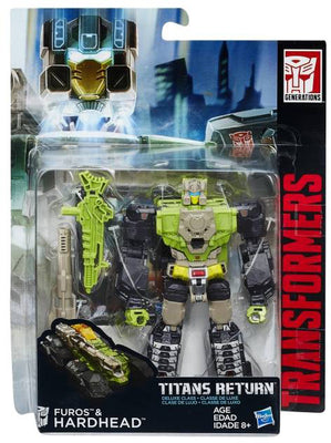 Transformers Generations Titans Return 6 Inch Figure Deluxe Class - Hardhead with Furos (Slight Shelf Wear Packaging)