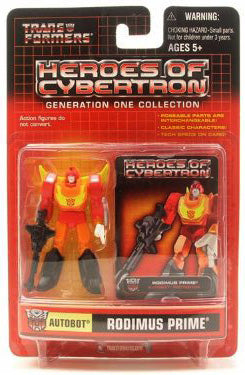 Transformers Heroes Of Cybertron 3 Inch Mini Figurine - Rodimus Prime